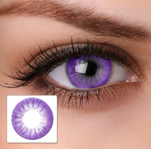 purple contact lenses