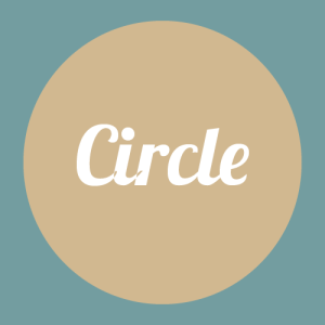 circle face shape graphic