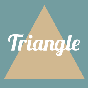 triangle face shape graphic